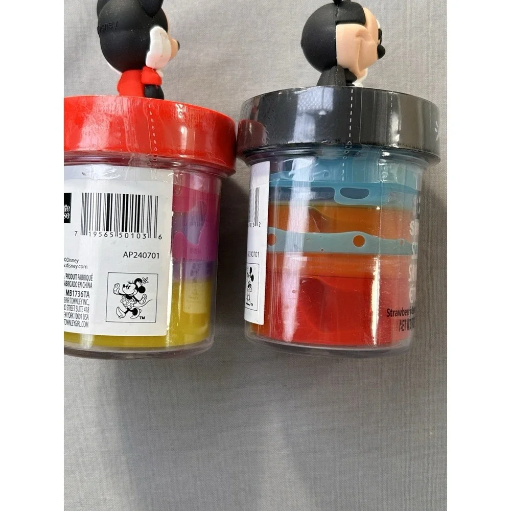 Disney Mickey and Minnie Mouse Stretchy‎ Slime Soap Strawberry Scent New